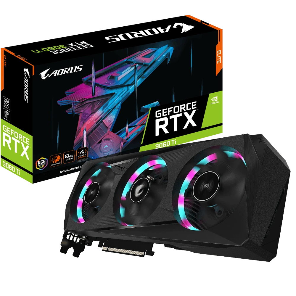 Gigabyte AORUS GeForce RTX 3060 Ti ELITE 8G  (Rev. 1.0)